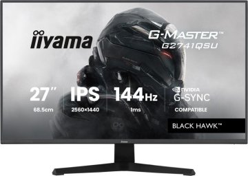 shumee iiyama G-Master G2741QSU-B1 Black Hawk 27 wqhd IPS monitor 1ms 144Hz Flicker-free G-Sync črna