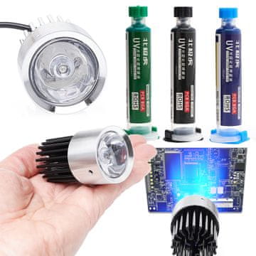 shumee UV svetilka za strjevanje spajkalnih mask USB + 3 spajkalne maske