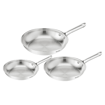 Tefal Duetto On 3-delni set ponev, 20/24/28 cm, nerjavno jeklo (B866S334)