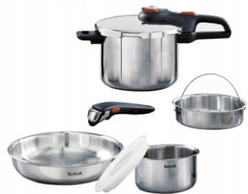 Tefal Secure Trendy ekonom lonec + Emotion Ingenio set, 6L (P2580708)