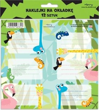 shumee Nalepke za zvezke - Žirafa (12 kosov)
