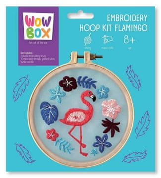 shumee Wow Box. Komplet za vezenje Flamingo.