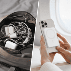 VYZIO® Magnetna prenosna baterija 10000 mAh z 20 W hitrim polnjenjem za MagSafe iPhone | MAGPOWBANK
