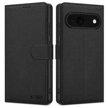 Tech-protect Wallet preklopni etui za Google Pixel 11 Pro XL, črn