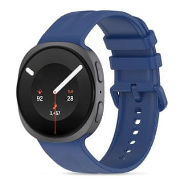 Tech-protect Silicone Evo pašček za Samsung Galaxy Watch 8 / 9 / Classic (40 / 44 / 46mm), navy blue