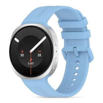 Tech-protect Silicone Evo pašček za Samsung Galaxy Watch 8 / 9 / Classic (40 / 44 / 46mm), baby blue