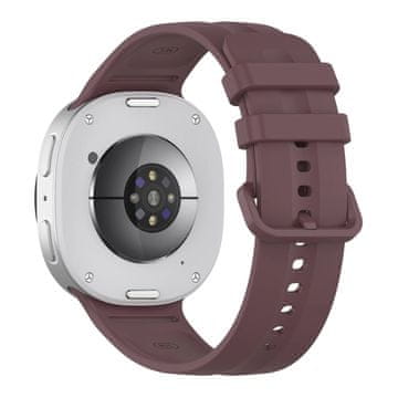 Tech-protect Silicone Evo pašček za Samsung Galaxy Watch 8 / 9 / Classic (40 / 44 / 46mm), velvet plum