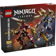 LEGO 71870 NINJAGO Dvojna titanska robotska oklepa