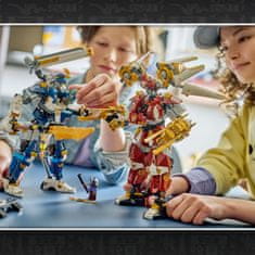 LEGO 71870 NINJAGO Dvojna titanska robotska oklepa