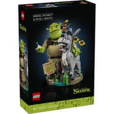 LEGO 72423 Icons Shrek, Osel in Obuti maček