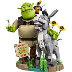 LEGO 72423 Icons Shrek, Osel in Obuti maček