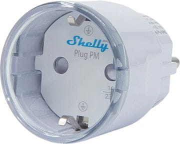 Shelly PAMETNA VTIČNICA SHELLY PLUG PM GEN3 13A ZA SISTEM PAMETNEGA DOMA Z MATTER