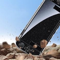 Etui za Nintendo Switch 2 (2025) Bela, Trdi Zaščitni Ovitek iz Polikarbonata, Ultra-tanek 1,3 mm, 47 g, Odporen na Praske in Porumenelost, Z Učinkom Bleščic, S Stojalom
