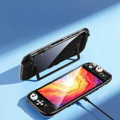 Etui za Nintendo Switch 2 (2025) Bela, Trdi Zaščitni Ovitek iz Polikarbonata, Ultra-tanek 1,3 mm, 47 g, Odporen na Praske in Porumenelost, Z Učinkom Bleščic, S Stojalom