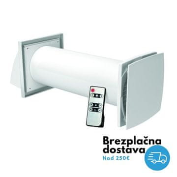 VENTS Učinkovit lokalni rekuperator, 100 mm SOLO RA 1-35 Mini