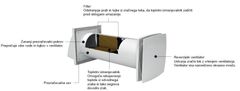 VENTS Učinkovit lokalni rekuperator, 100 mm SOLO RA 1-35 Mini