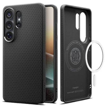 Spigen Liquid Air Mag ovitek za telefon Galaxy S26 Ultra, Black (ACS10674)
