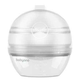BabyOno Milk Me 2v1 črpalka za dojenje in zbiralnik materinega mleka