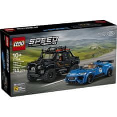 LEGO 77264 Speed Champions Jaguar Project 7 in Land Rover Defender