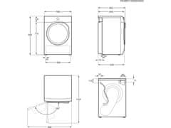 Electrolux EW6D88CBE sušilni stroj, 8 kg (916900676)