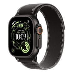 Apple Watch Ultra 3 pametna ura, GPS + Cellular, 49mm, črna, Trail Loop pašček, črn - M/L