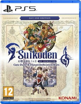 Konami Suikoden I&II HD Remaster: Gate Rune & Dunan Unification Wars Day 1 Edition (Playstation 5)