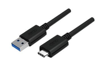 slomart UNITEK Y-C474BK USB kabel USB-A na USB-C 3.2 Gen 1, 1m, črn