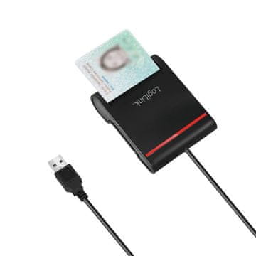 slomart LogiLink CR0001 čitalnik pametnih kartic, USB 2.0