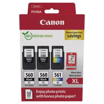 slomart Canon PG-560XL/CL-561XL črn in barvni XL črnilo, 3712C012