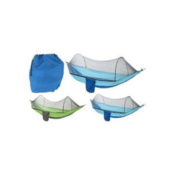 ProGarden Viseča mreža z mrežo proti komarjem KO-X39500560 modra viseča mreža z mrežo proti komarjem 140 x 260 cm modra