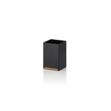 Kela Skodelica KL-23687 Cube polyresin black