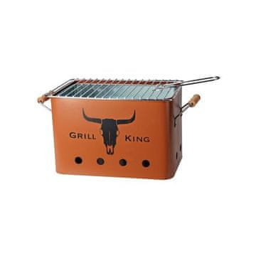 ProGarden Prenosni žar KO-C83000140 charcoal grill GRILL KING 43 x 20 cm brick