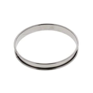 de Buyer Okrogli okvir 3091.10N, rounded top and bottom edges, spring stainless steel ring, smooth inner surface, diameter 10 cm