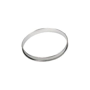 de Buyer Okrogli okvir 3091.12N, stainless steel, rounded top and bottom edges, stainless steel spring ring, smooth inner surface, diameter 12 cm, height 2 cm