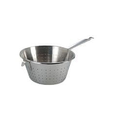de Buyer Cedilo 3232.28, stainless steel, deformation-resistant, ergonomic curved handle, hook, 13 x 54 x 29.5 cm, diameter: 28 cm/18 cm
