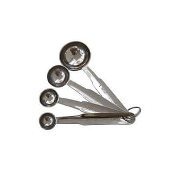 de Buyer Komplet merilnih skodelic 4827.01, 4 kosi, nerjaveče jeklo, 1/1,5/5/15 ml