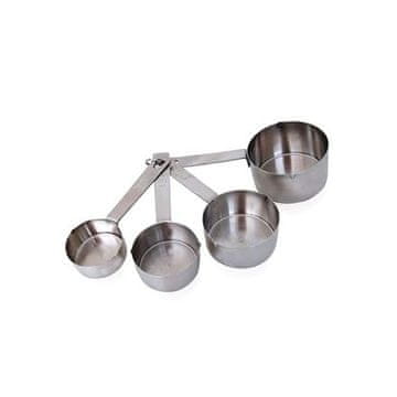 de Buyer Komplet merilnih skodelic 4827.02, 4 measuring cups, stainless steel, 60/80/125/250 ml