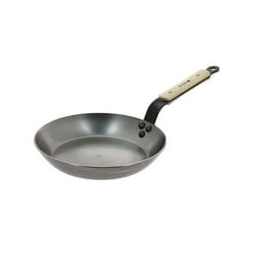 de Buyer Jeklena ponev 5710.24, Mineral B BOIS, steel, wooden handle, 24 cm