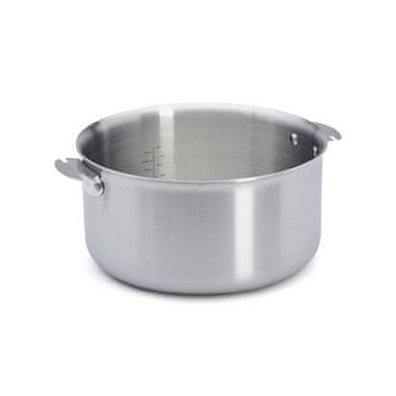de Buyer Lonec iz nerjavečega jekla de Kupec 3661.24 ALCHIMY LOQY, nerjaveče jeklo, premer 24 cm, prostornina 4,1 l, ukrivljen rob