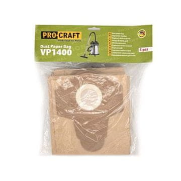 Procraft Papirnata vrečka za industrijski sesalnik VP1400