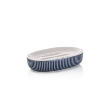 Kela Posodica za milo KL-24424 Ava ceramic smoky blue 13.5x8.5x3.0cm
