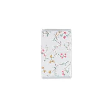 Pip Studio Brisača Les Fleurs White 30x50 100% ba, froté, velur
