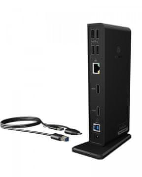 slomart IcyBox IB-DK2251AC priklopna postaja za prenosnik, 2 x HDMI, DisplayLink