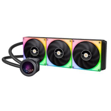 slomart Thermaltake Toughliquid Ultra 420 RGB AIO vodno hlajenje, 2.1" LCD, 3x 140mm RGB ventilatorji
