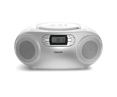 Philips TAZ2000S/10 radio s CD predvajalnikom, bel