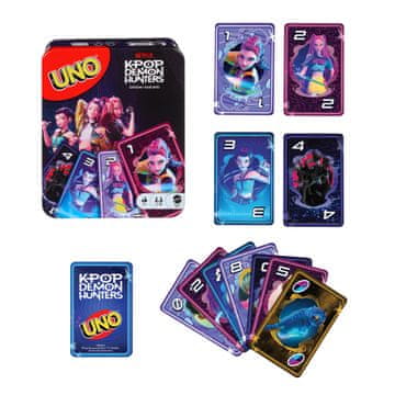 Mattel UNO K-Pop Demon Hunters družabna igra s kartami (JRV01)