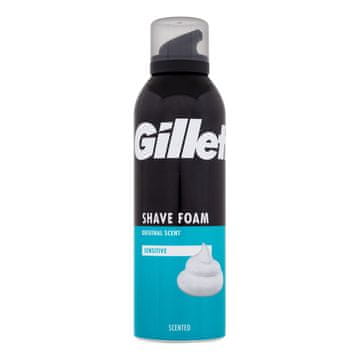 Gillette Shave Foam Original Scent Sensitive pena za britje za občutljivo kožo za moške