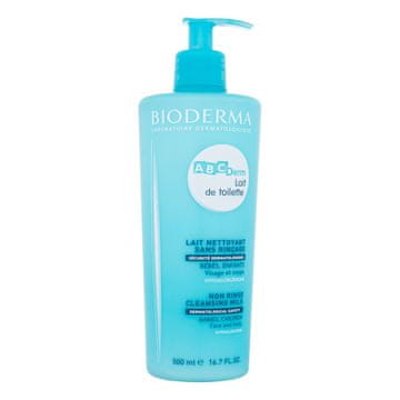 Bioderma ABCDerm Non Rinse Cleansing Milk nežno pomirjajoče in čistilno mleko za otroke