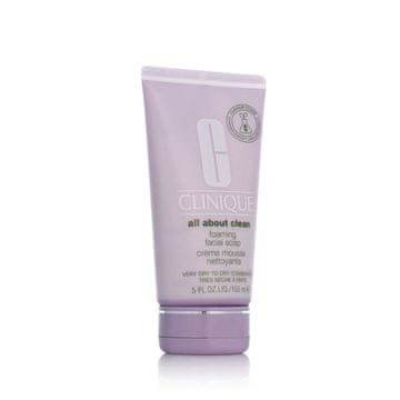 Clinique All About Clean Foaming Facial Soap čistilno milo za zelo suho do suho in mešano kožo za ženske