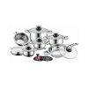 CS Solingen Set posod CS-065843 steel s teploměrem Aurich 16 ks